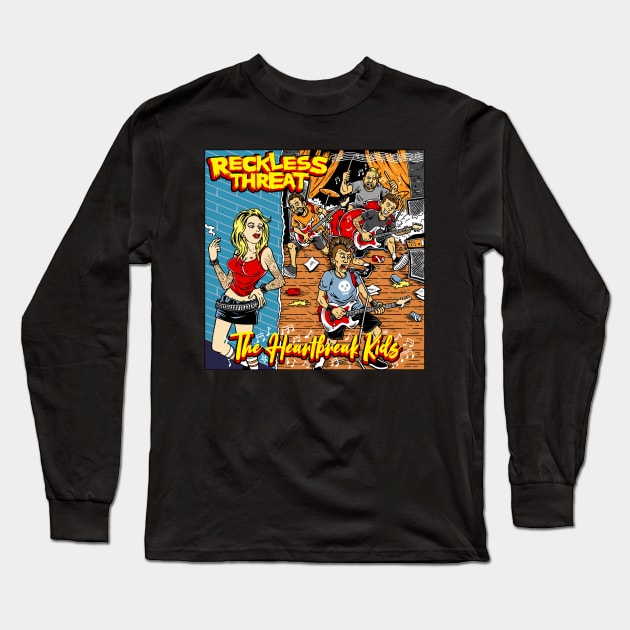 Reckless Threat - HBK Long Sleeve T-Shirt by Coffin Curse Records